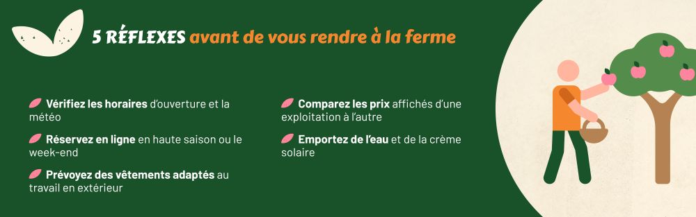 précautions conseils avant de cueillir à la ferme